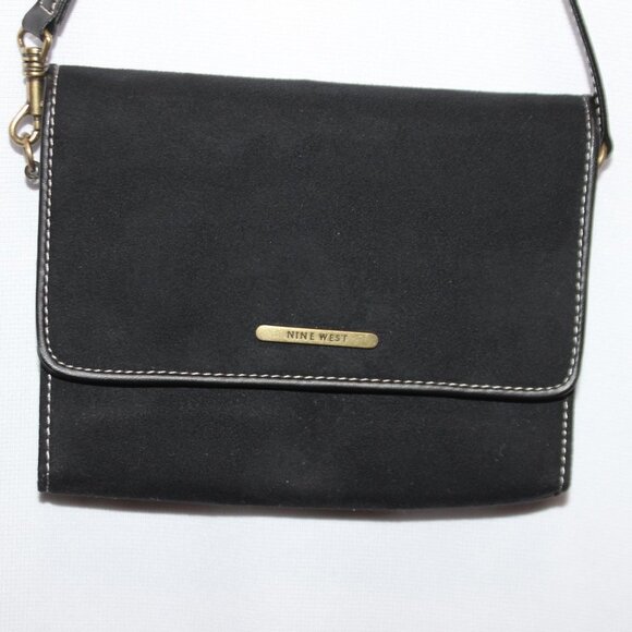 Nine West Black Suede Wristlet - Picture 5 of 15